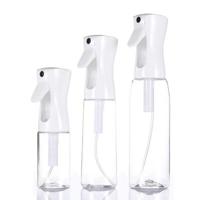 200ml 300ml 500ml 연속 미스트 분무기, 어떤 색상이든 PET 스프레이 병, 헤어 스타일링용 연속 분무기