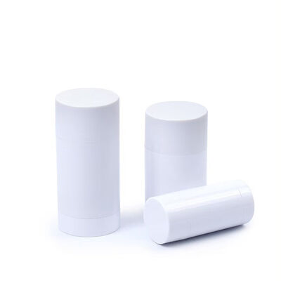 원통형 모양 30g 50g 75g PP 데오도란트 스틱 병 (메이크업 포장용)