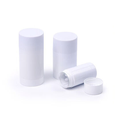 원통형 모양 30g 50g 75g PP 데오도란트 스틱 병 (메이크업 포장용)
