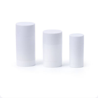 원통형 모양 30g 50g 75g PP 데오도란트 스틱 병 (메이크업 포장용)