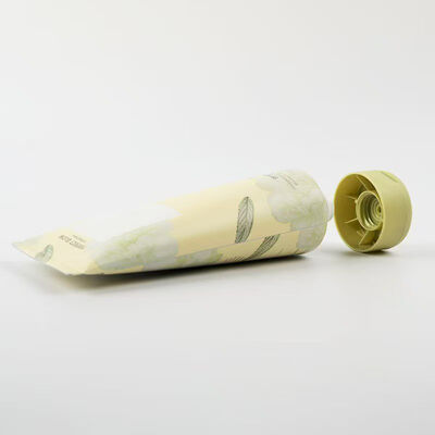 플립 톱 디자인 50mm 지름 플라스틱 크림 튜브 피부 관리 화장품 패키지에 사용됩니다