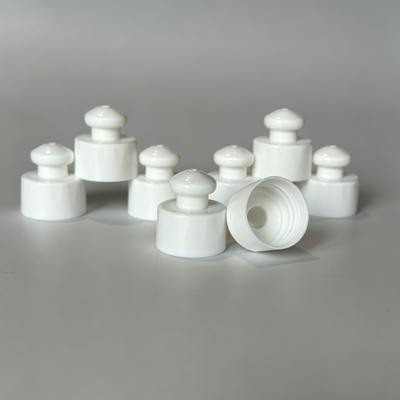 병 플라스틱 스크류 캡에 대한 병 분배 캡에 대한 28mm 푸시 풀 플라스틱 스포츠 캡