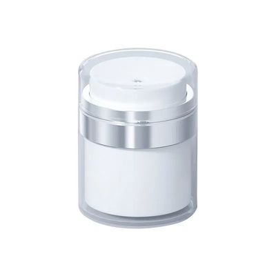 Top-Rated Airless Bottle Silver Acrylic Pump Containers 30ml 50ml 100ml for Face Cream Body Lotion and Skincare