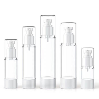 분홍색 맑은 공기 없는 진공 스프레이 병 15ml 30ml 50ml 다시 채워질 수 있는 미니 화장품 얇은 안개 스프레이어 휴대용 여행 빈 피부 관리 토너 향수 원자화 플라스틱 뷰티 포장 용기