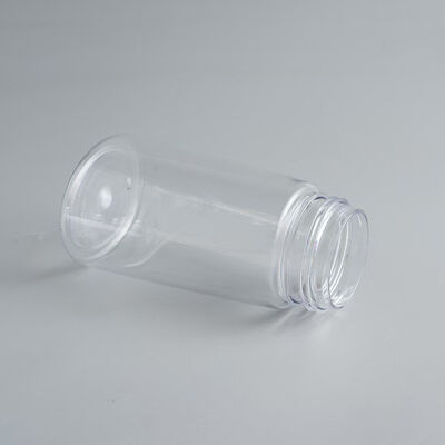 35g 맑은 투명한 분말 스프레이 병 비어있는 플라스틱 프레스 분말 펌프 분배기 헤어 드라이 클리닝