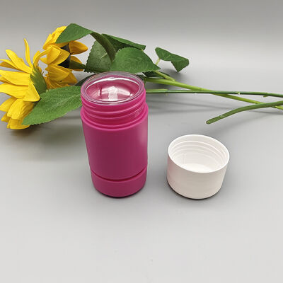 15g 30g 50g 75g PP Matte Two-Tone Twist up Stick Container Empty Rotatable Plastic Tube for Deodorant