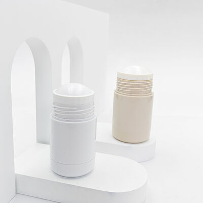 Deodorant Balm Container Empty Round Solid Balm Stick Bottle 30g 50g Reusable Outer Shell Replaceable Inner Refill