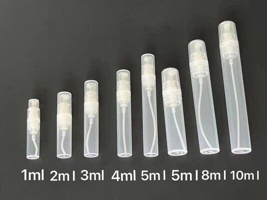 2ml 3ml 5ml 리필 가능한 PP 플라스틱 향수 미스트 병