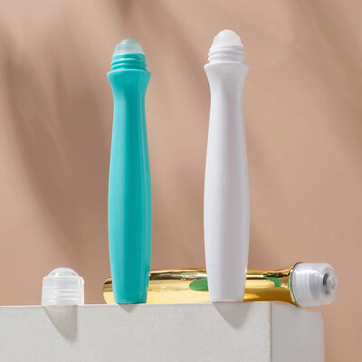 Portable  Stainless Roller Ball Plastic Bottle Cosmetic  Oil Deodorant Perfume