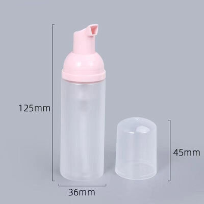 50ml 검은색 32mm 폼 펌프 병 세트 몸 씻기 및 얼굴 청소용 폼 솜 디스펜서