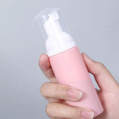 50ml 검은색 32mm 폼 펌프 병 세트 몸 씻기 및 얼굴 청소용 폼 솜 디스펜서