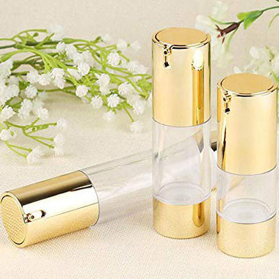 15ml 30ml 50ml 플라스틱 에어리스 펌프 진공 화장품 병 누수 방지 조절형 디스펜싱 크림 로션 포장