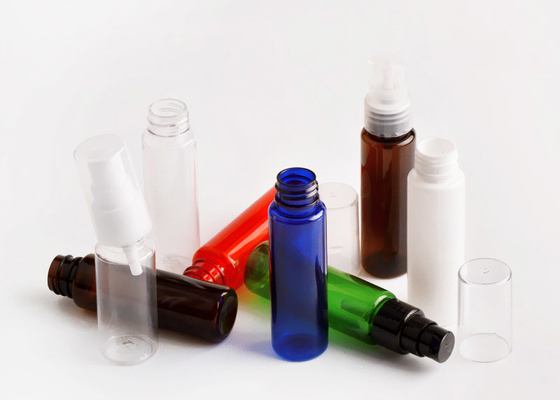 PET 30ml 플라스틱 병 검정 모자를 가진 투명한 화장품 병