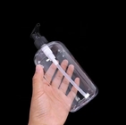 투명한 샴푸 100 밀리람베르트 250 밀리람베르트 500 밀리람베르트를 위한 화장용 플라스틱 로션 펌프 병