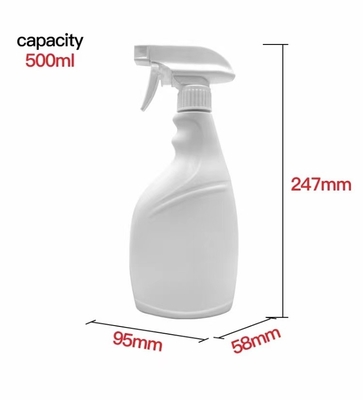 다중 목적 HDPE 플라스틱 분무 병 16 온스 500 밀리람베르트 세제 세척제 트리거 분무기