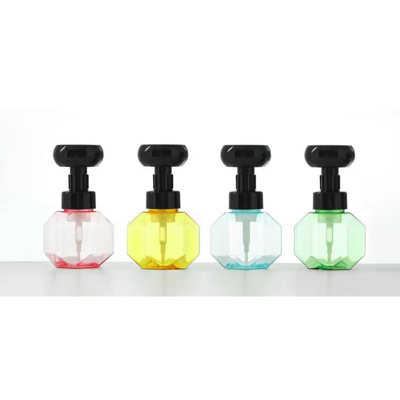 42mm 43mm 플라스틱 꽃 폼 세탁기 펌프 폼 병 꽃 모양 펌프 친구 손 세탁 펌프