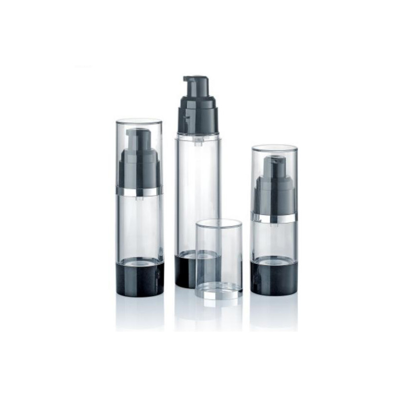 15ml 30ml 50ml 플라스틱 공기 없는 펌프 진공 화장품 병 누출 방지 제어 분비 크림 로션 포장