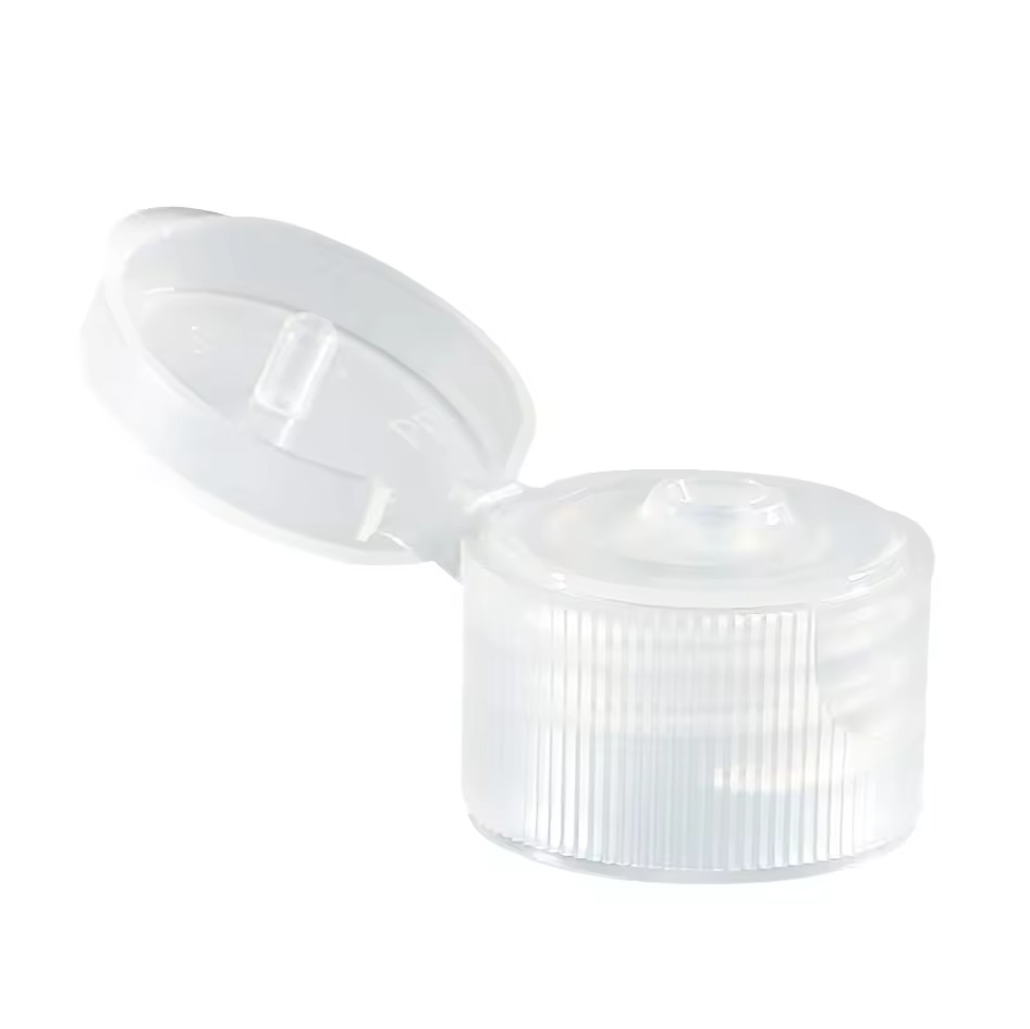 20mm 블랙 리브드 플립 톱 캡 액체 비누용 플라스틱 나사 톱 캡