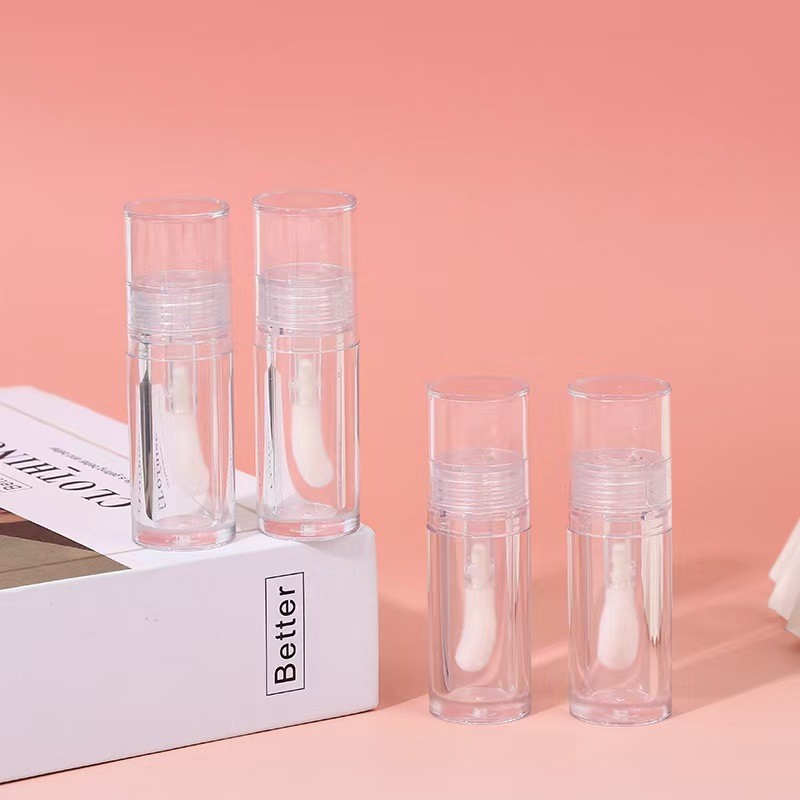내구성 있는 플라스틱 재료 종류 립글로스 튜브 화장품 고 광택 빨강 5ml 다양한 스타일