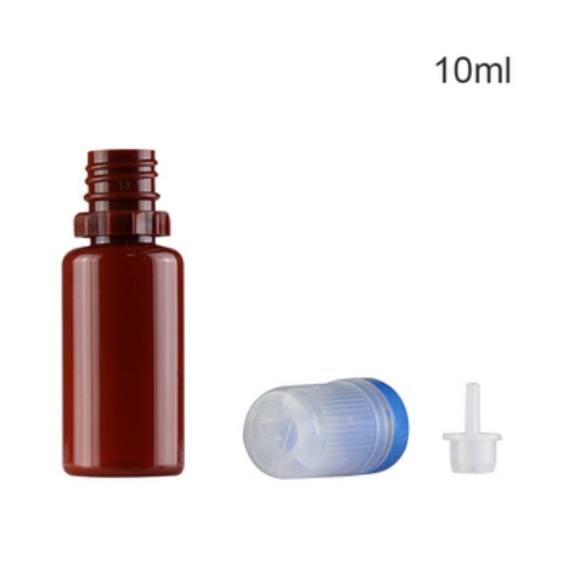 청정 검은 플라스틱 방울기 E 액체 액체 병 어린이 단속 모자