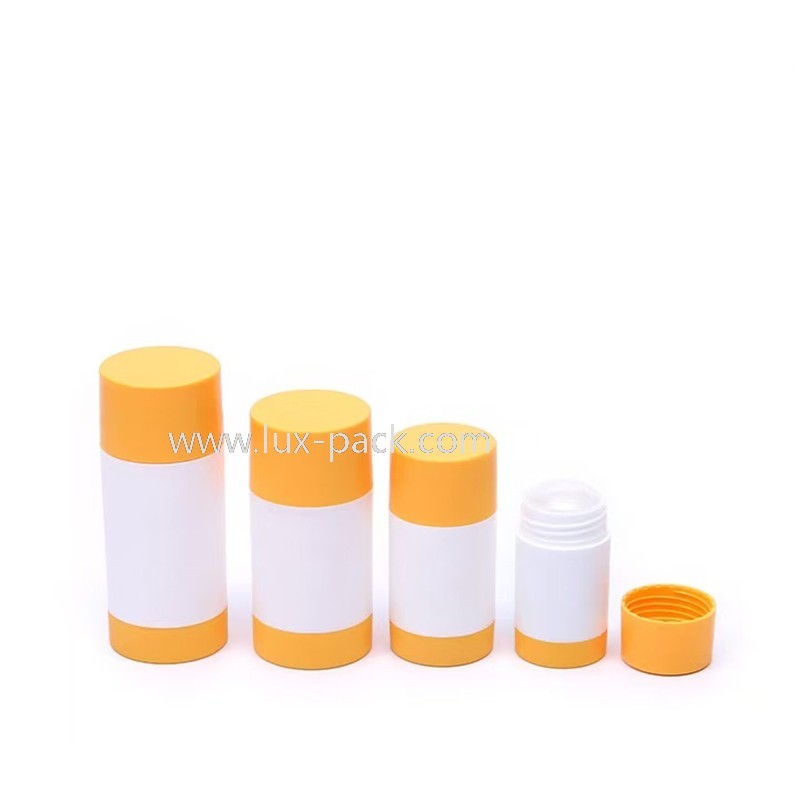 편리 한 재사용 스틱 병 디오도란트 발암 용기 나사 뚜?? 과 투명한 패키지