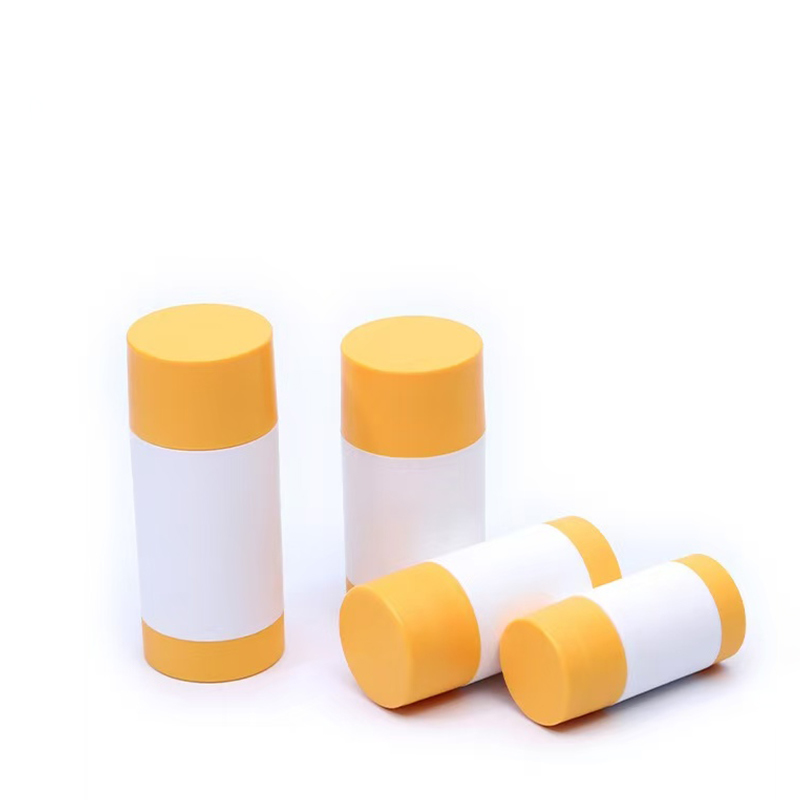회전 디자인 30g 50g 75g 100g PP 플라스틱 몸 향수 용기 디오더런트 스틱