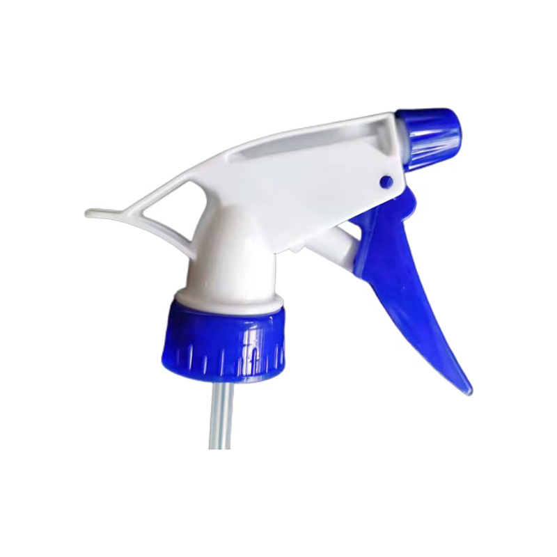 블루와 화이트 플라스틱 휴대 트리거 스프레이어 노즐 조절 스프레이 머리로