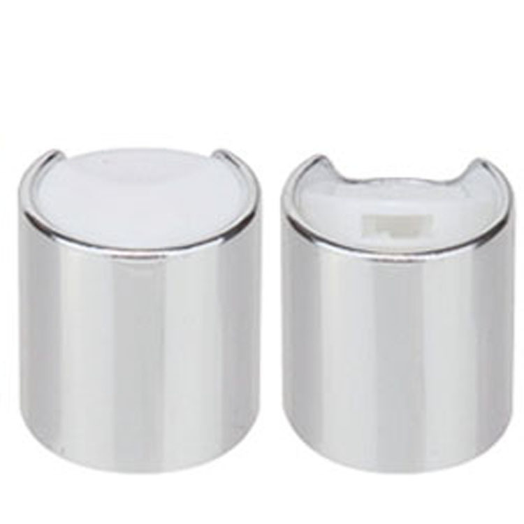 24/410 PP 둥근 프레스 금속 모자 금/은하 플라스틱 디스크 상단 뚜?? UV 인쇄 24mm 나사 모자