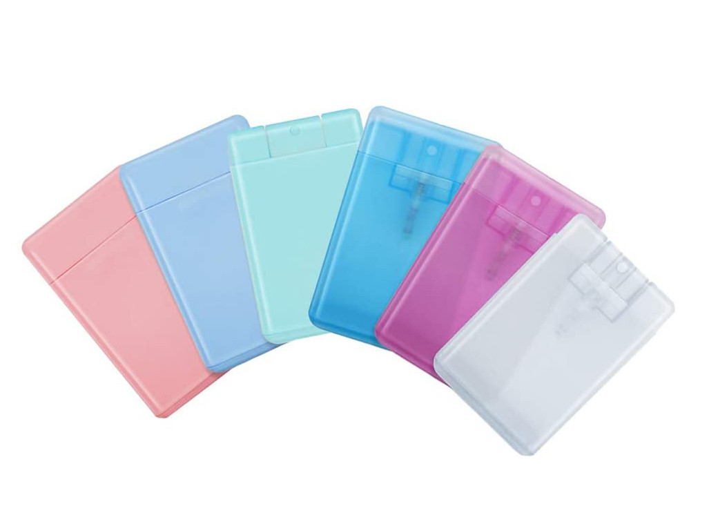 15ml 20ml 휴대용 얇은 신용카드 스프레이 향수 병 누출 방지 미세먼지 원자화기 여행용으로 편리하고 일상 사용