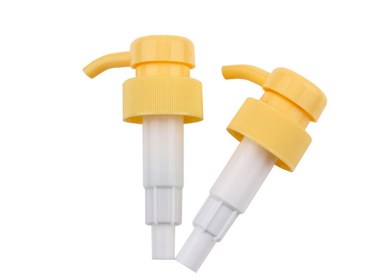 노란 로션 분배기 펌프 액체 샴푸 로션 펌프 보충